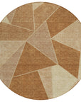 Addison Rugs Gentle Waves Paprika Washable Indoor-Outdoor Rug