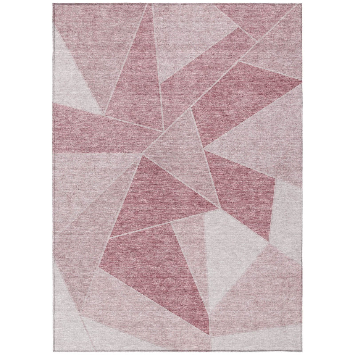 Addison Rugs Gentle Waves Pink Washable Indoor-Outdoor Rug