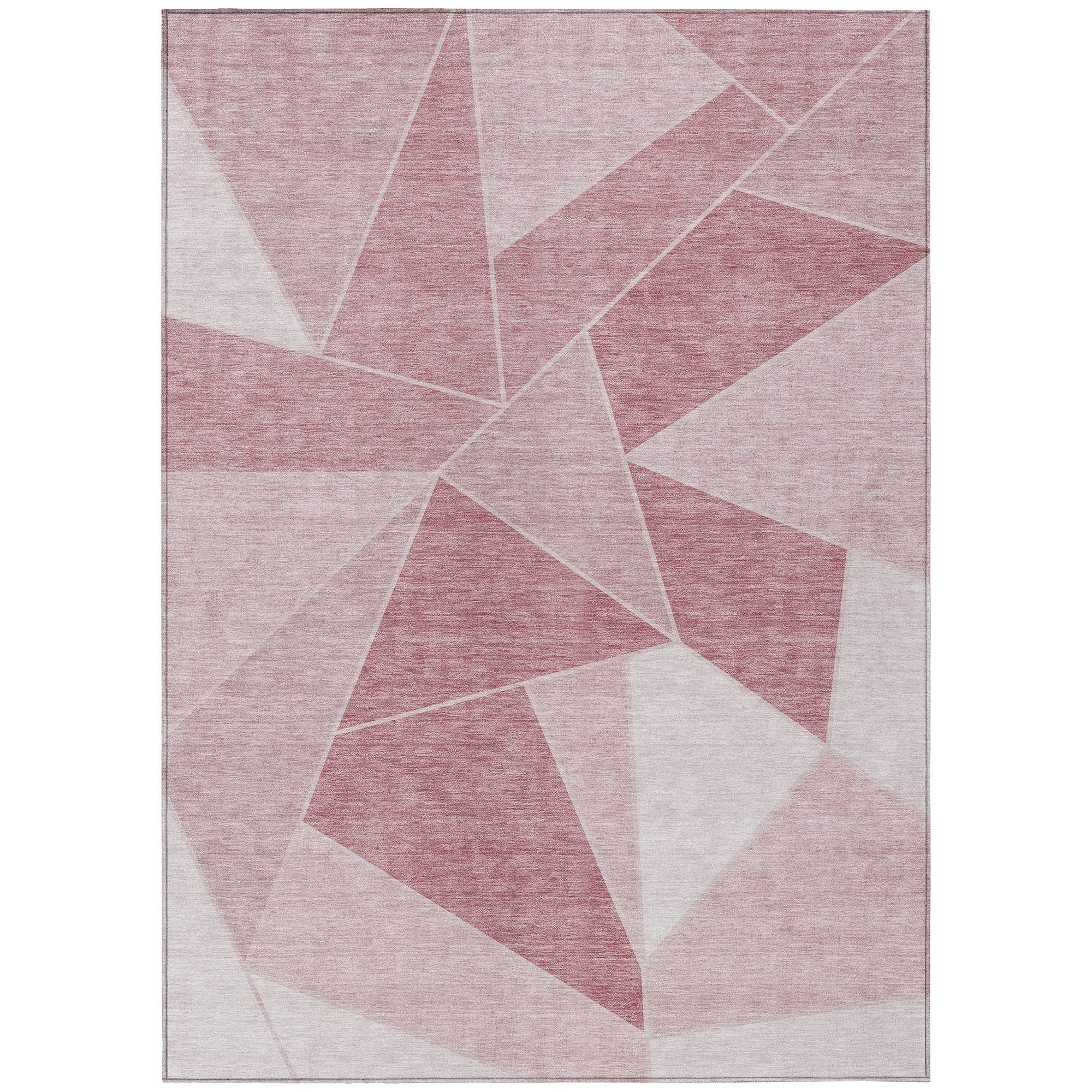 Addison Rugs Gentle Waves Pink Washable Indoor-Outdoor Rug