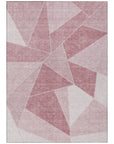 Addison Rugs Gentle Waves Pink Washable Indoor-Outdoor Rug