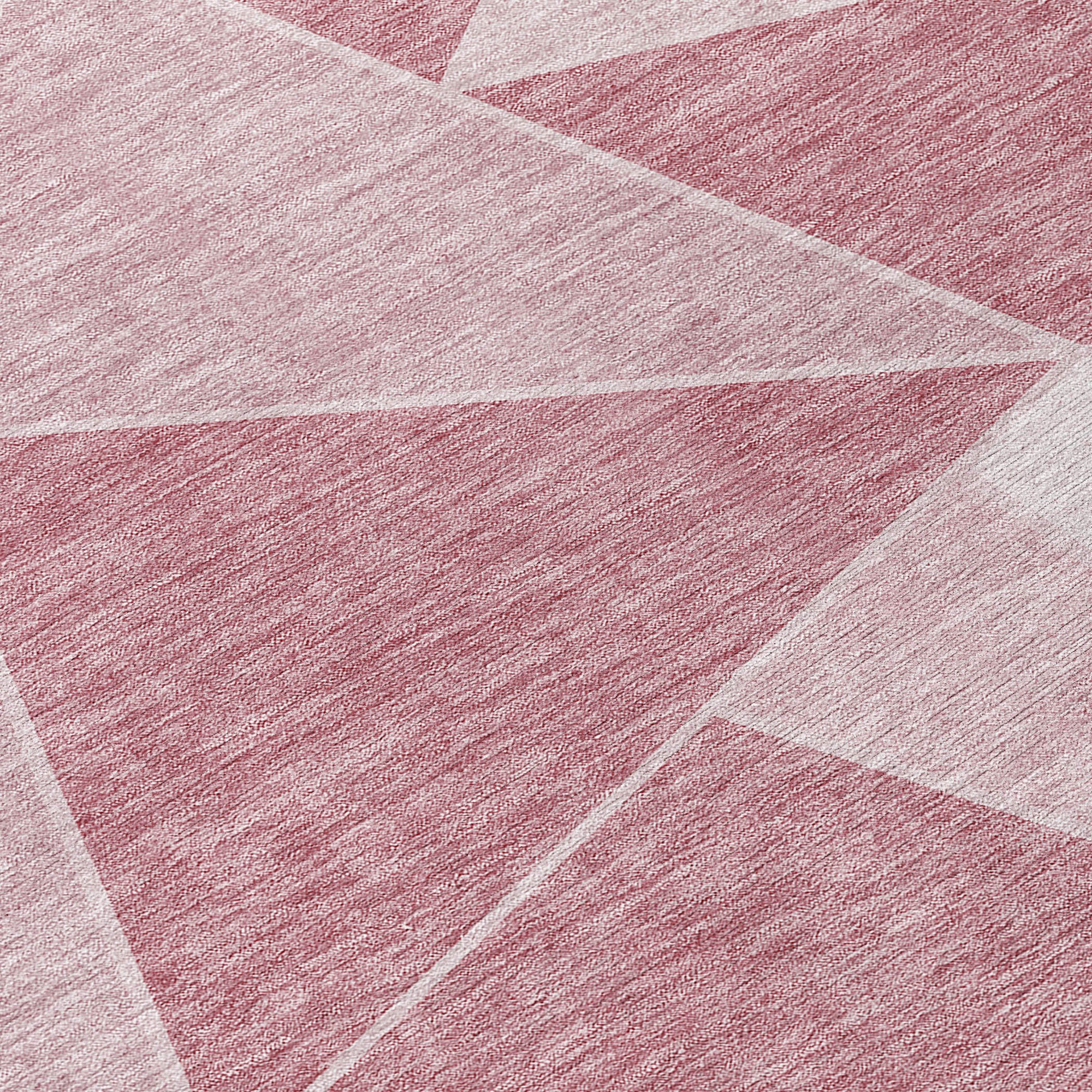 Addison Rugs Gentle Waves Pink Washable Indoor-Outdoor Rug