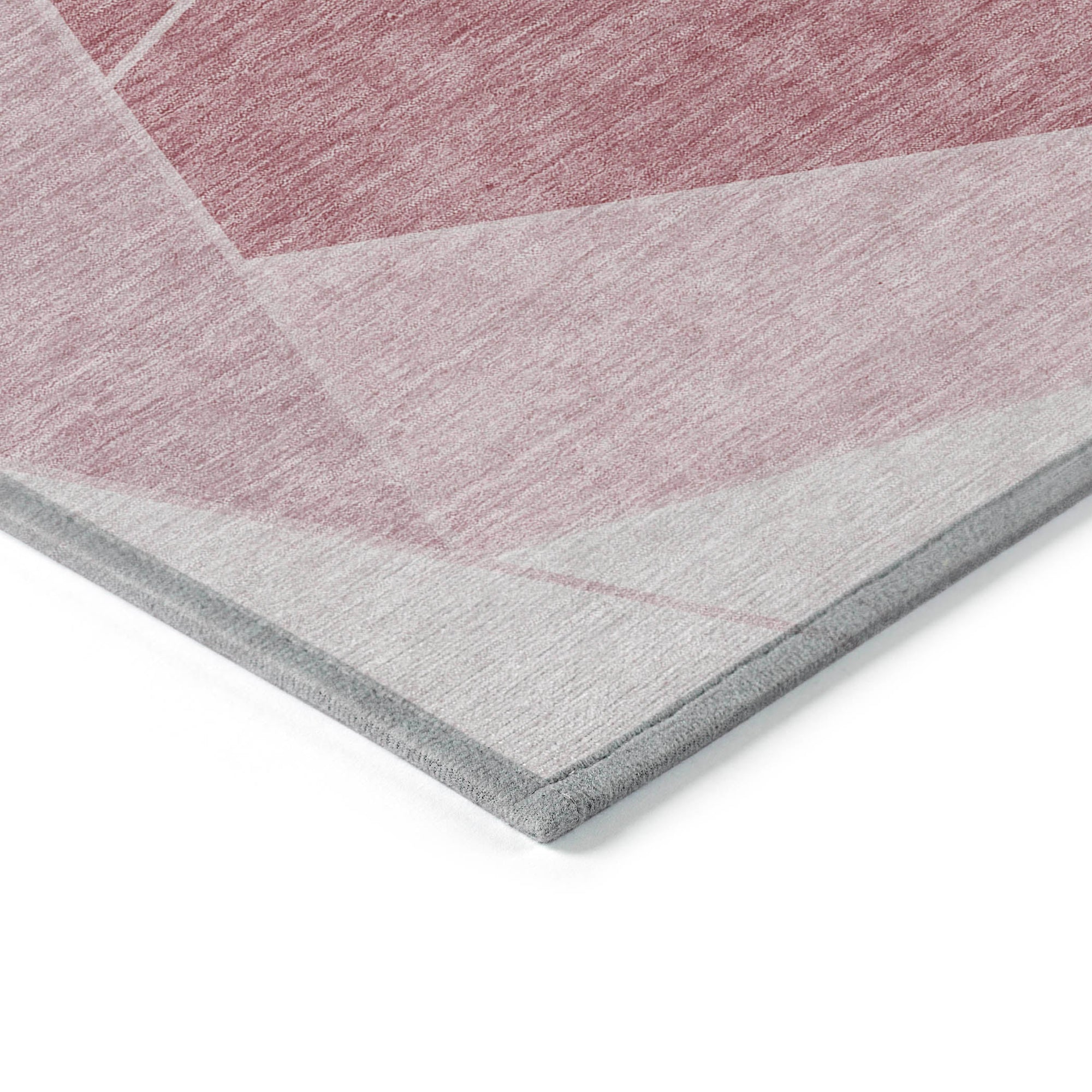 Addison Rugs Gentle Waves Pink Washable Indoor-Outdoor Rug