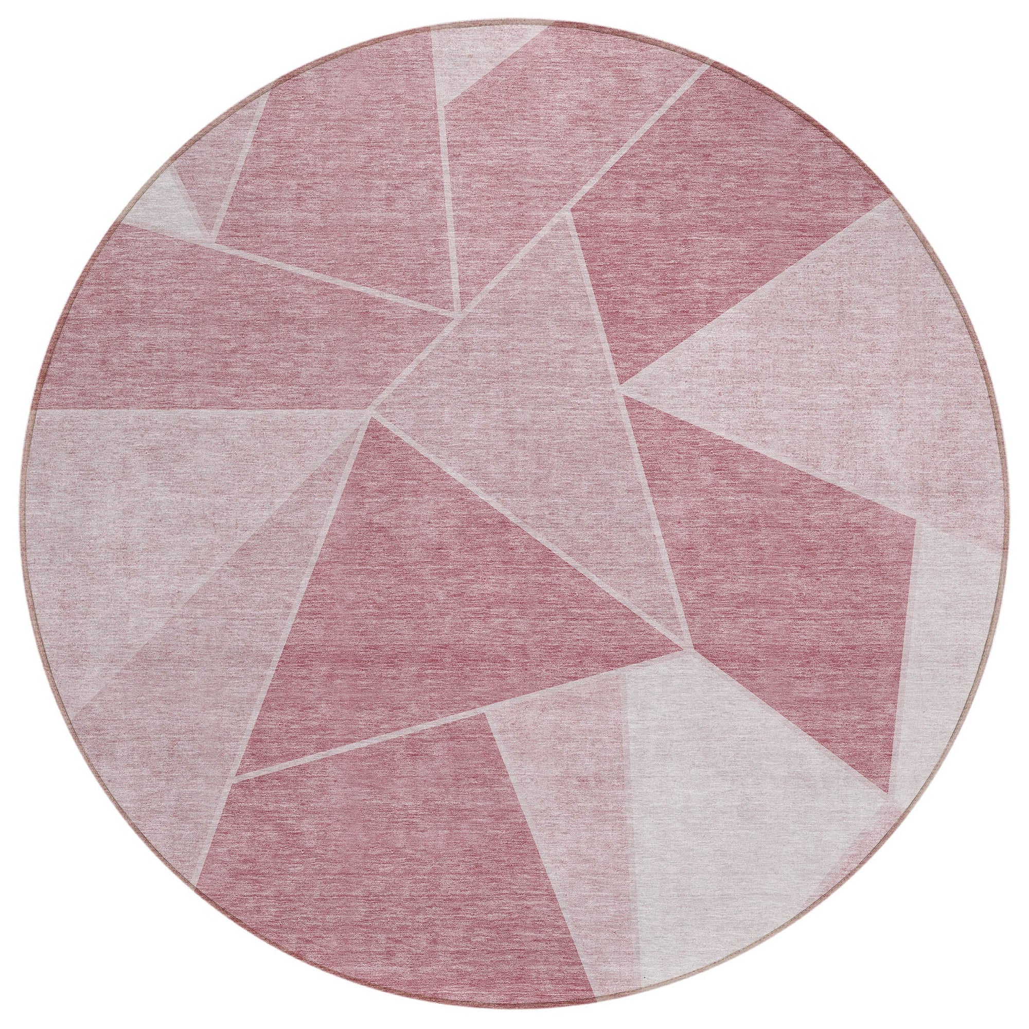 Addison Rugs Gentle Waves Pink Washable Indoor-Outdoor Rug