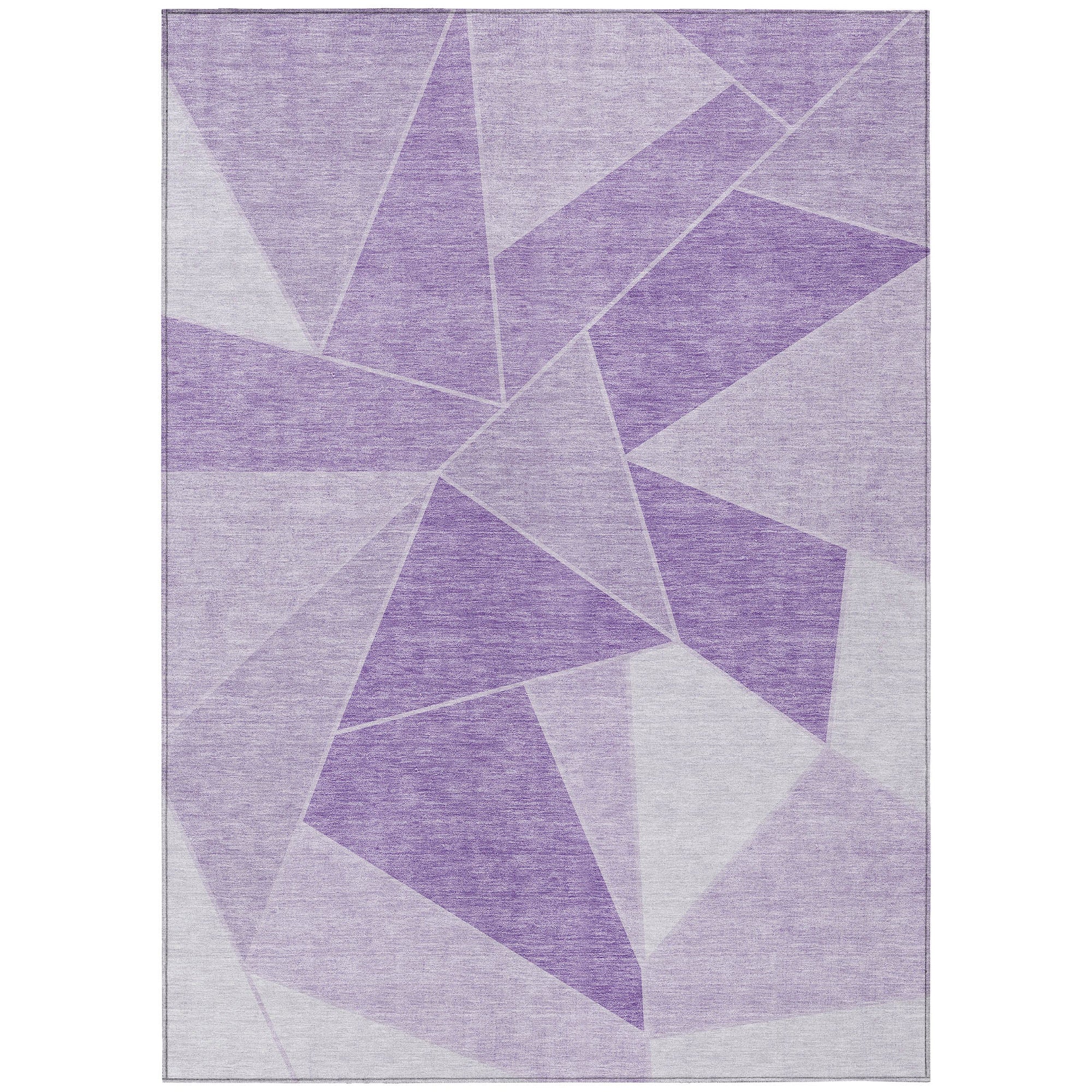 Addison Rugs Gentle Waves Lilac Washable Indoor-Outdoor Rug