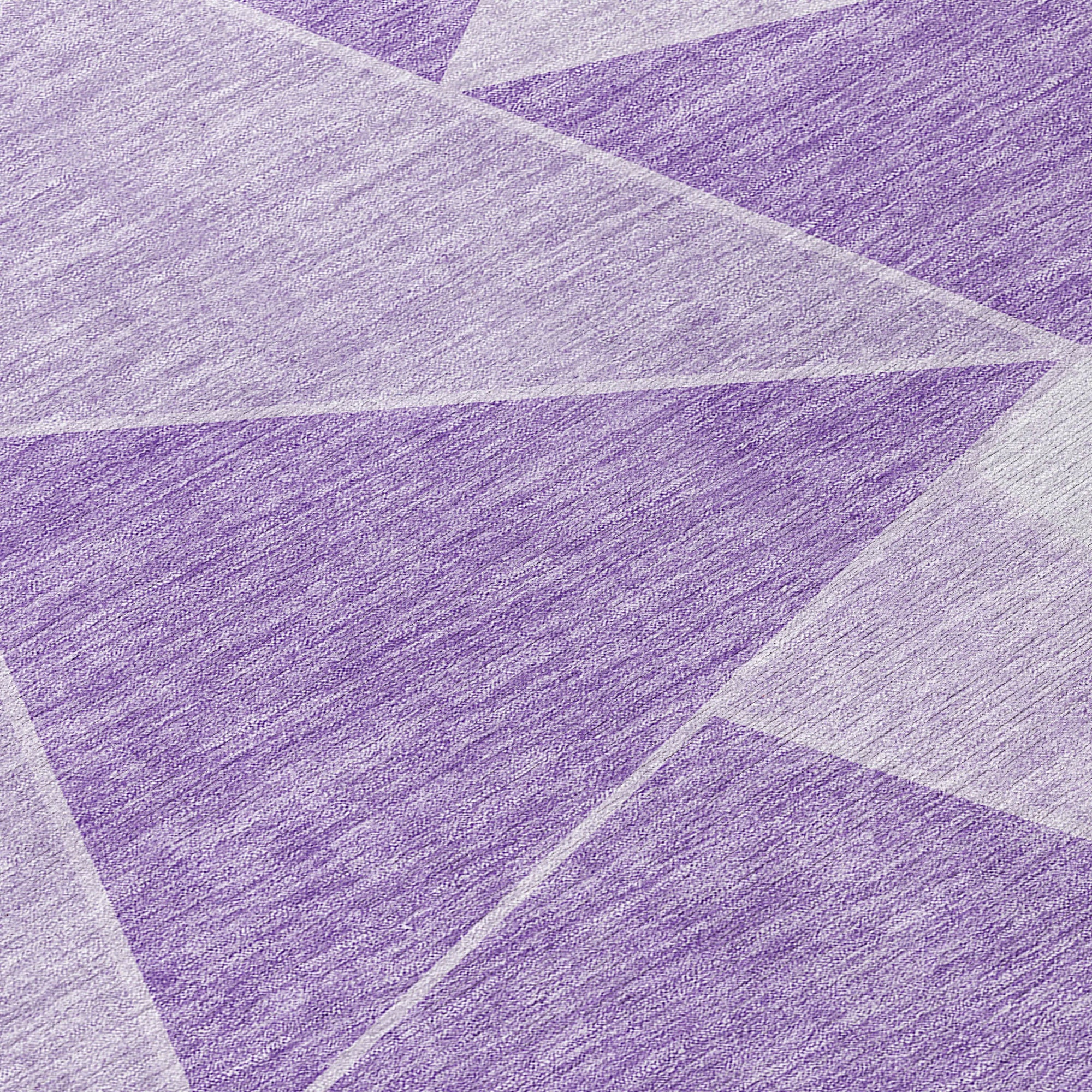 Addison Rugs Gentle Waves Lilac Washable Indoor-Outdoor Rug