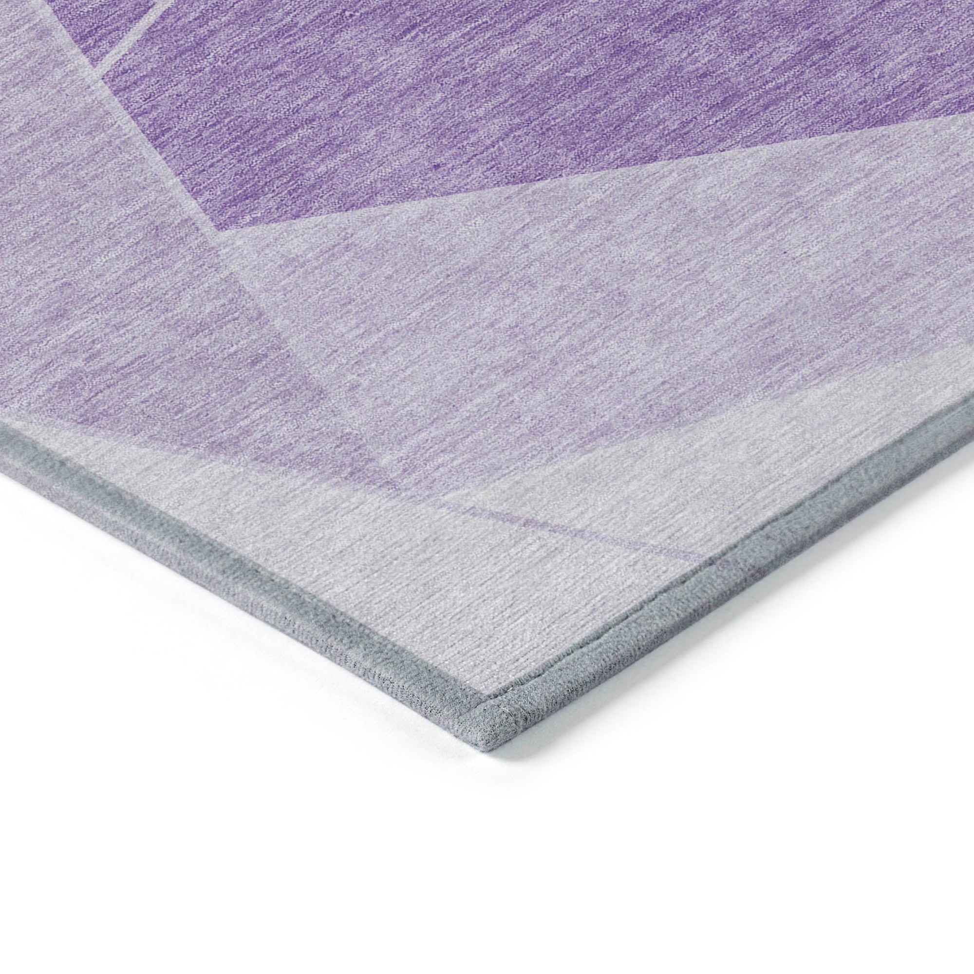 Addison Rugs Gentle Waves Lilac Washable Indoor-Outdoor Rug