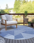 Addison Rugs Gentle Waves Sky Washable Indoor-Outdoor Rug