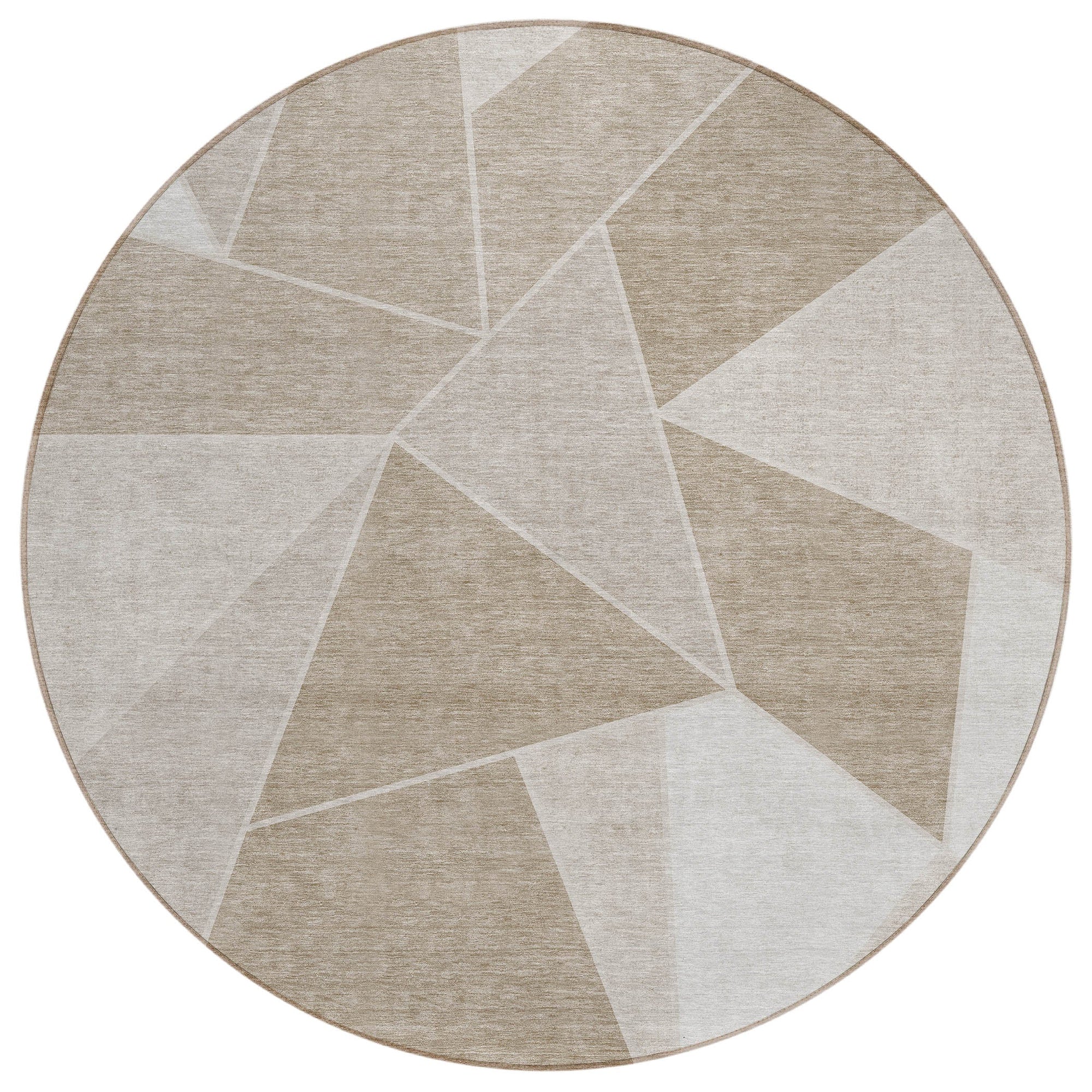 Addison Rugs Gentle Waves Taupe Washable Indoor-Outdoor Rug