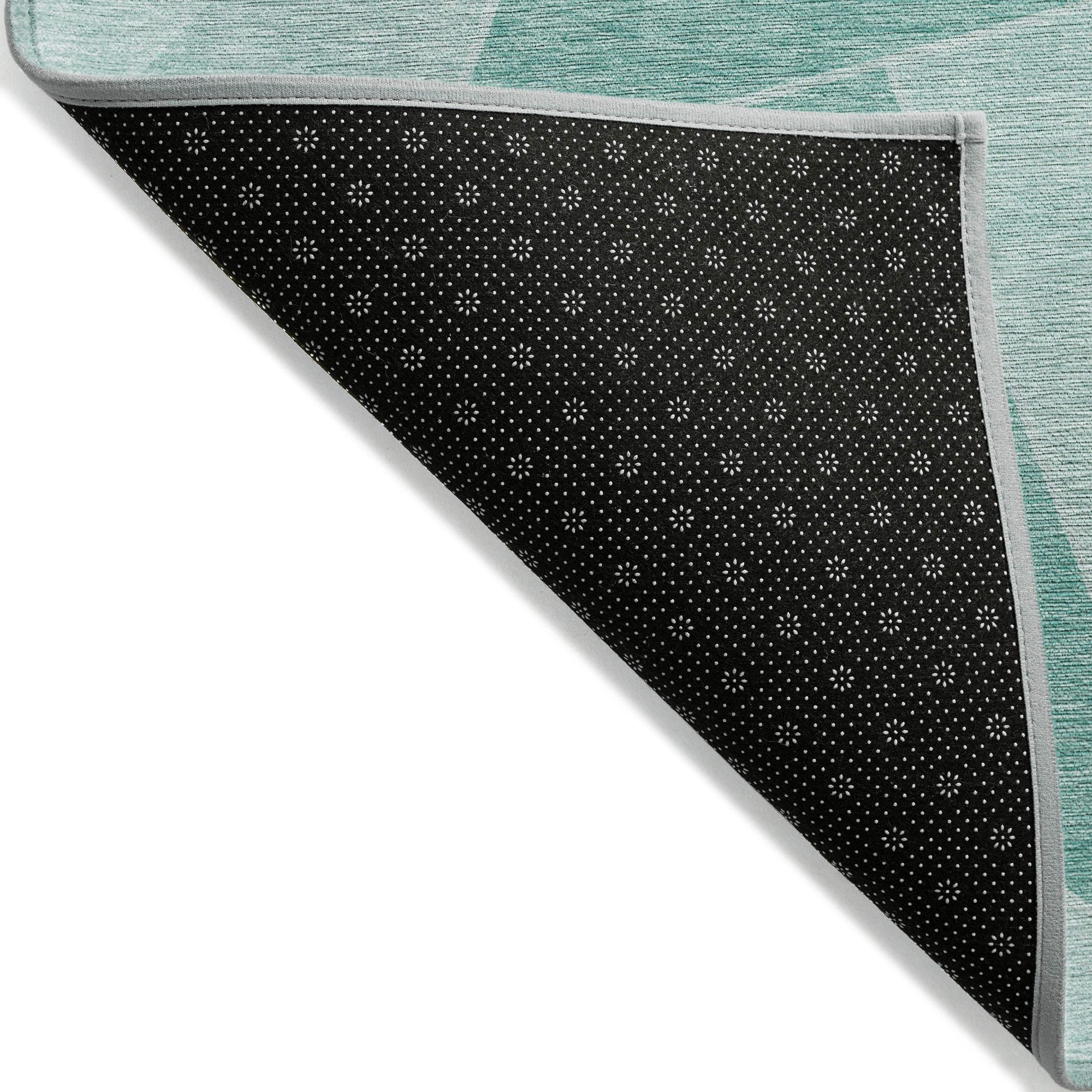 Addison Rugs Gentle Waves Teal Washable Indoor-Outdoor Rug