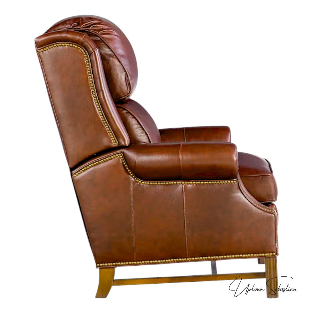 Uptown Sebastian Nexus Leather Power Push Button Recliner