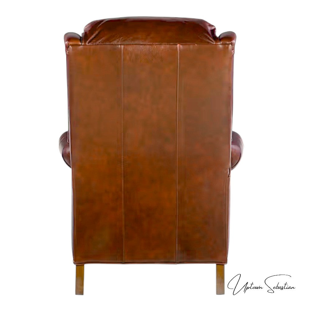 Uptown Sebastian Nexus Leather Power Push Button Recliner