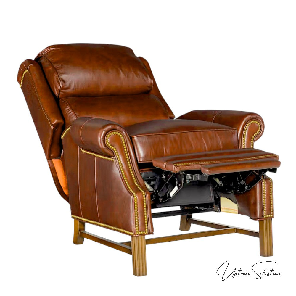 Nexus Leather Power Push Button Recliner