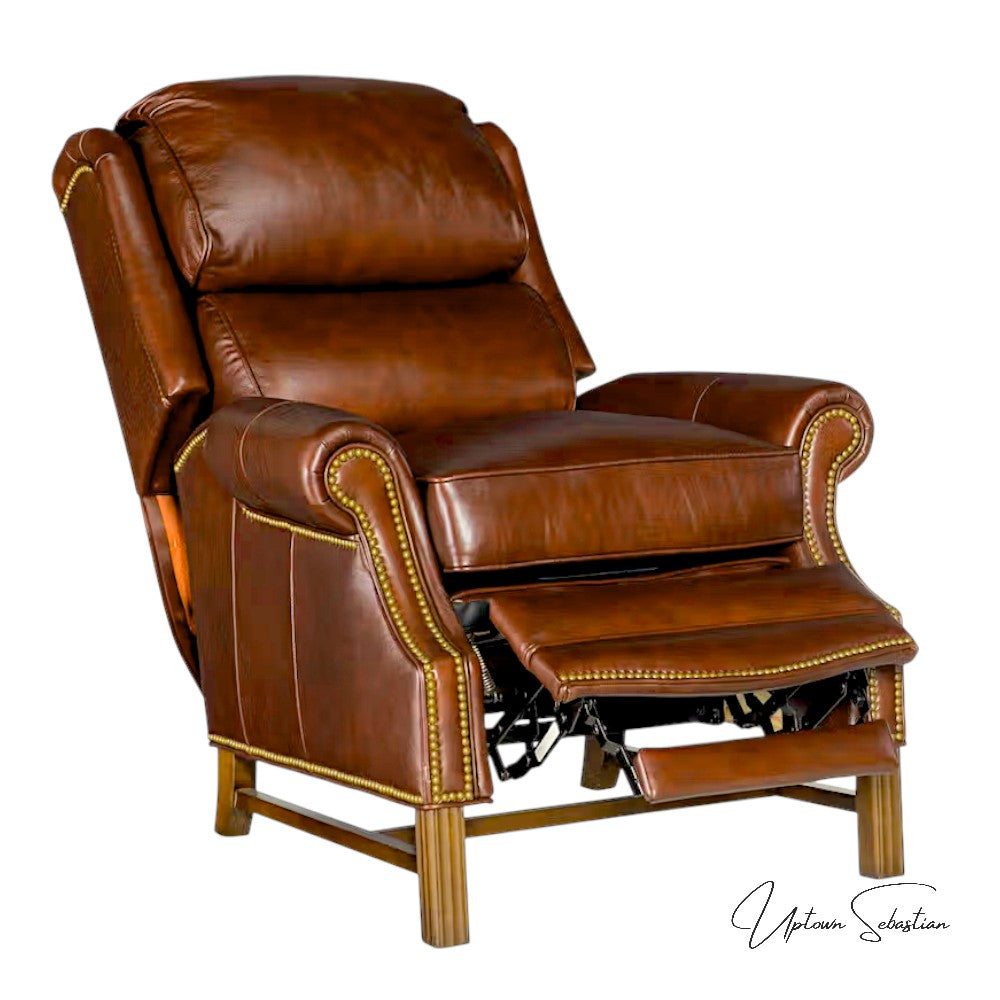 Nexus Leather Power Push Button Recliner