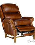 Nexus Leather Power Push Button Recliner
