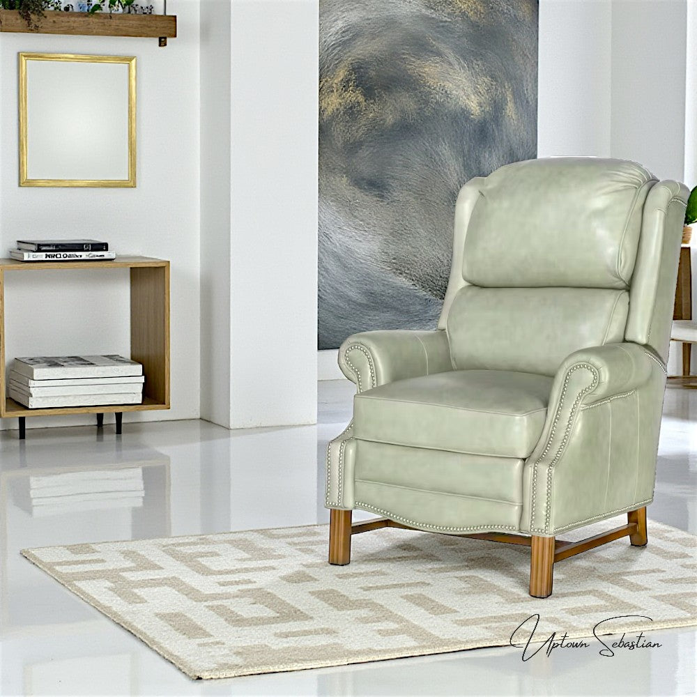 Uptown Sebastian Nexus Leather Power Push Button Recliner