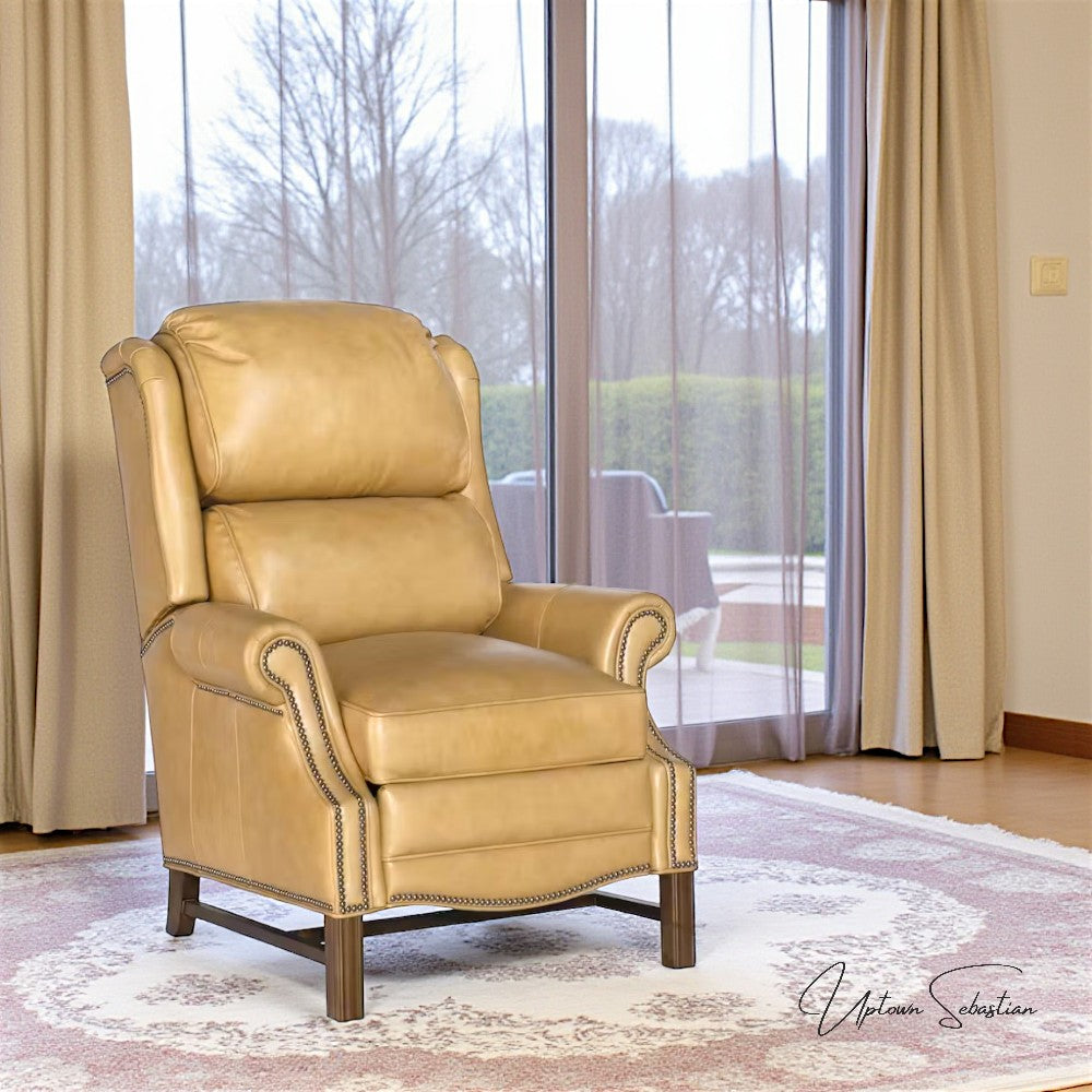 Uptown Sebastian Nexus Leather Power Push Button Recliner
