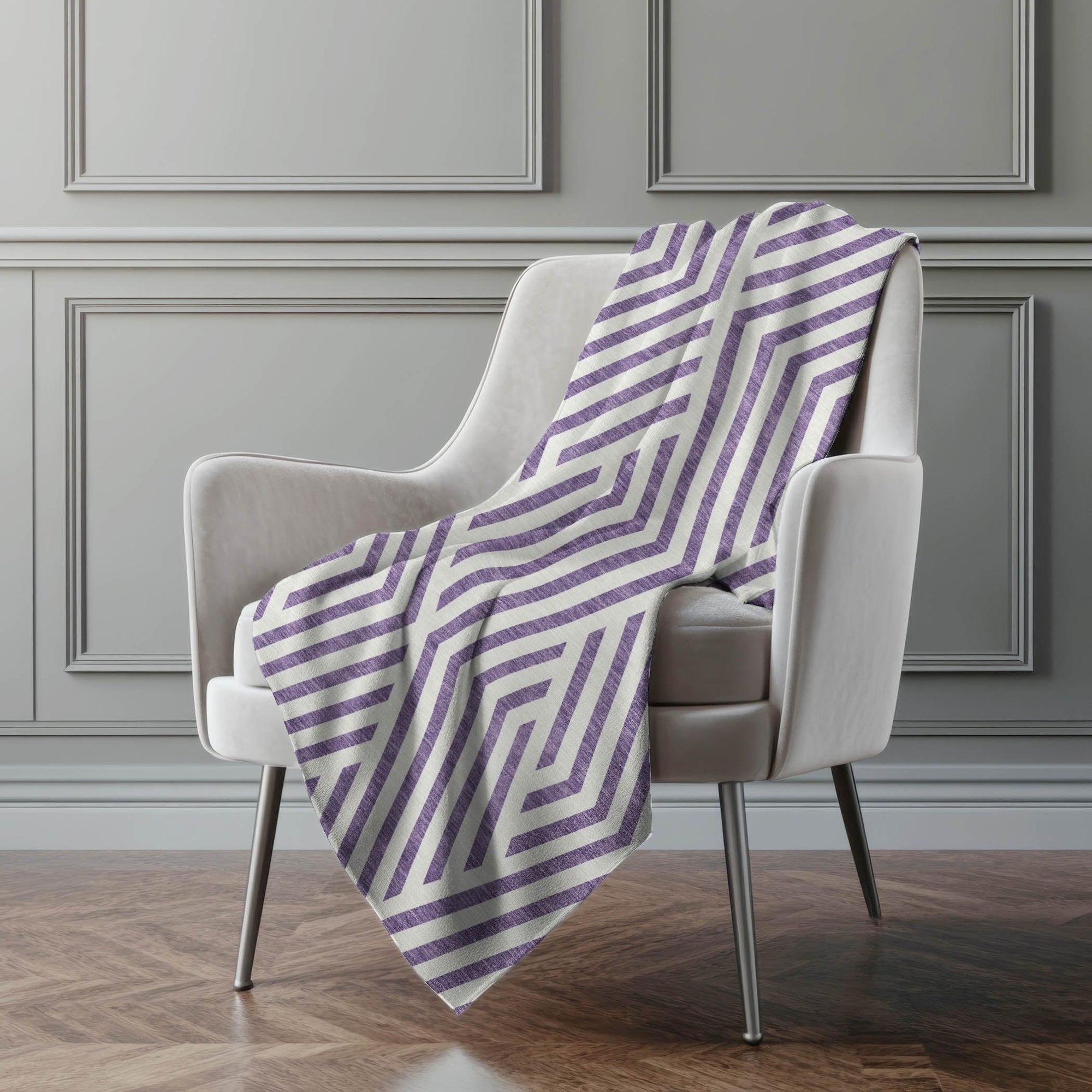 Addison Rugs Geometric 50" x 70" Throw Blanket