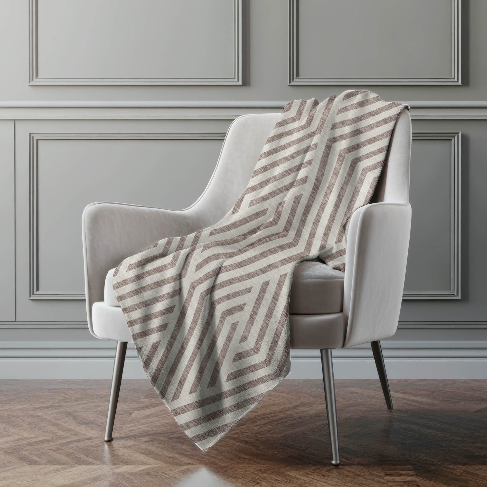 Addison Rugs Geometric 50" x 70" Throw Blanket
