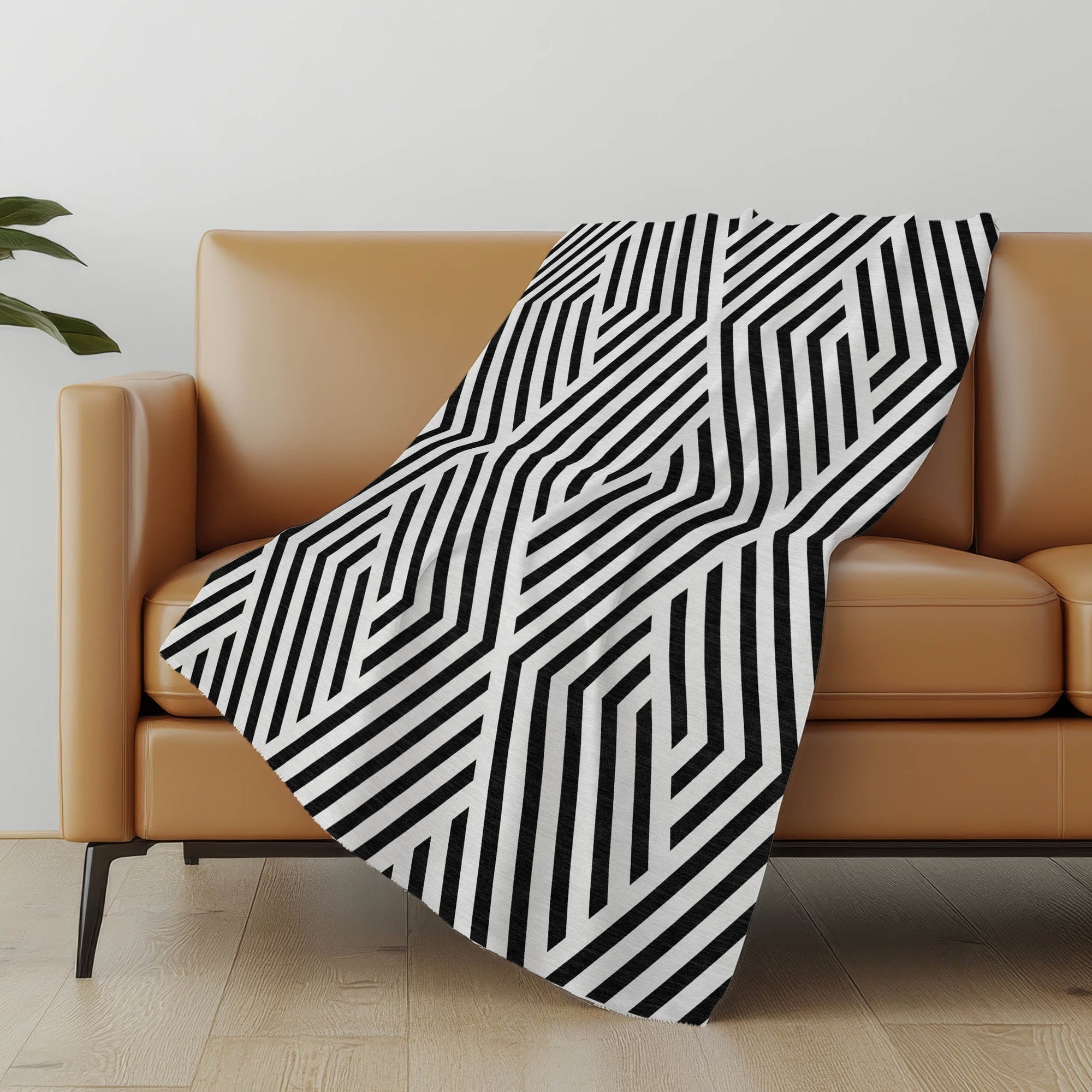 Addison Rugs Geometric 50" x 70" Throw Blanket