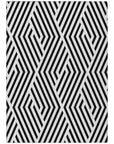 Addison Rugs Geometric Black Washable Indoor-Outdoor Rug