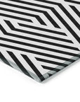 Addison Rugs Geometric Black Washable Indoor-Outdoor Rug