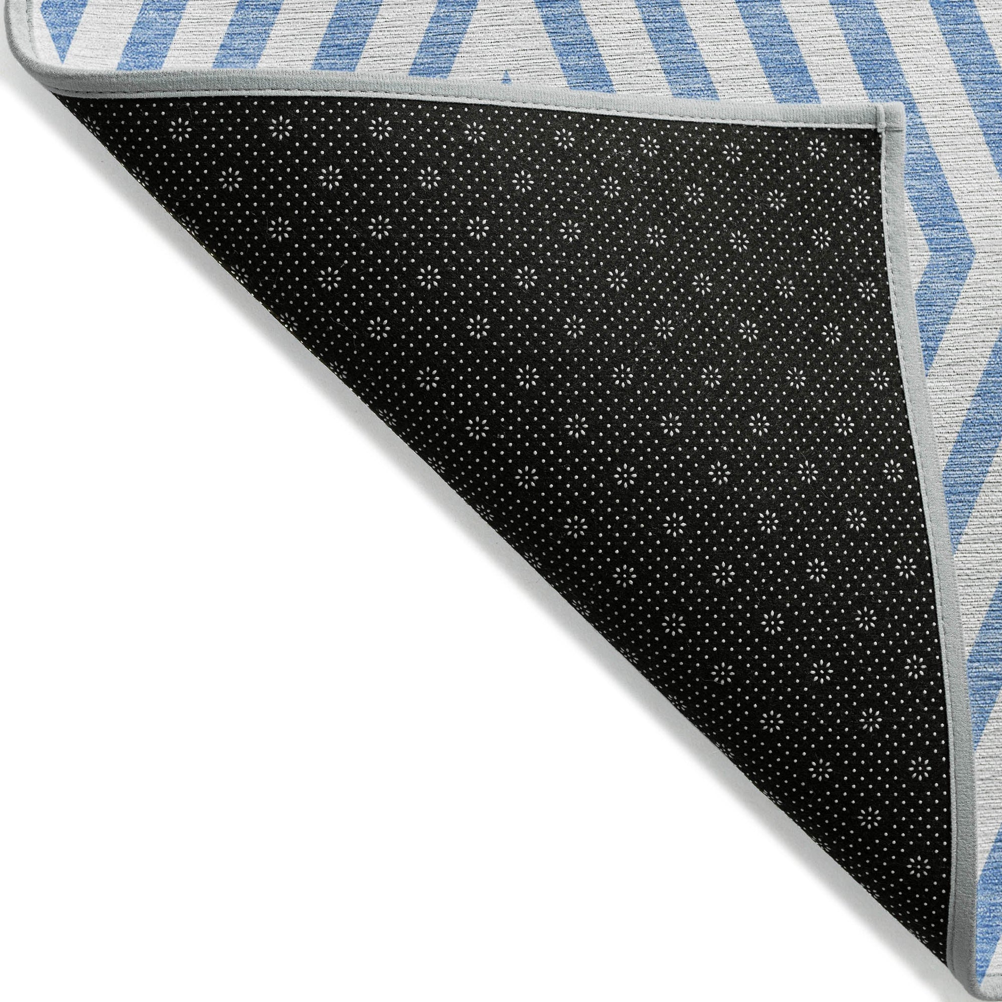 Addison Rugs Geometric Blue Washable Indoor-Outdoor Rug