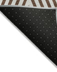 Addison Rugs Geometric Brown Washable Indoor-Outdoor Rug