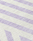 Addison Rugs Geometric Lavender Washable Indoor-Outdoor Rug