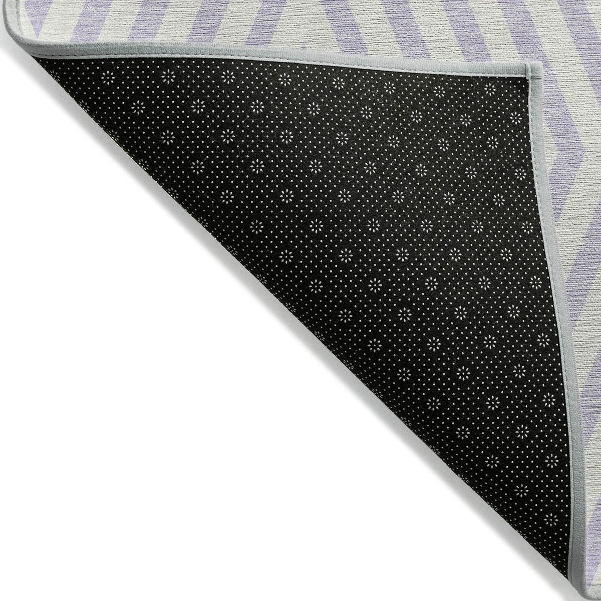 Addison Rugs Geometric Lavender Washable Indoor-Outdoor Rug
