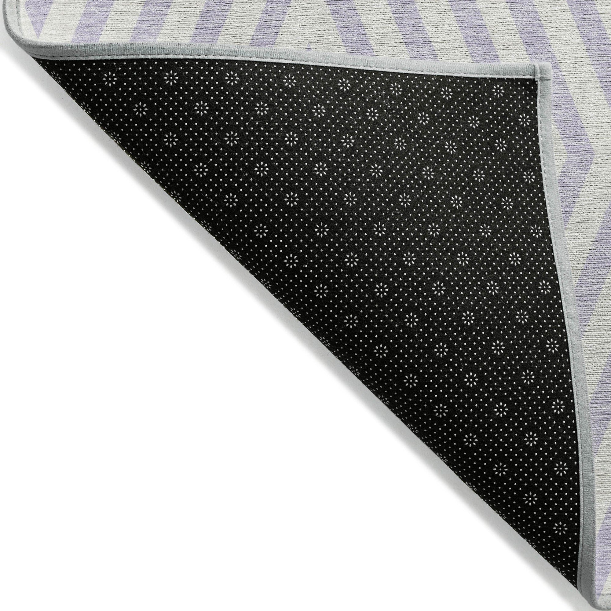 Addison Rugs Geometric Lavender Washable Indoor-Outdoor Rug