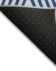 Addison Rugs Geometric Navy Washable Indoor-Outdoor Rug