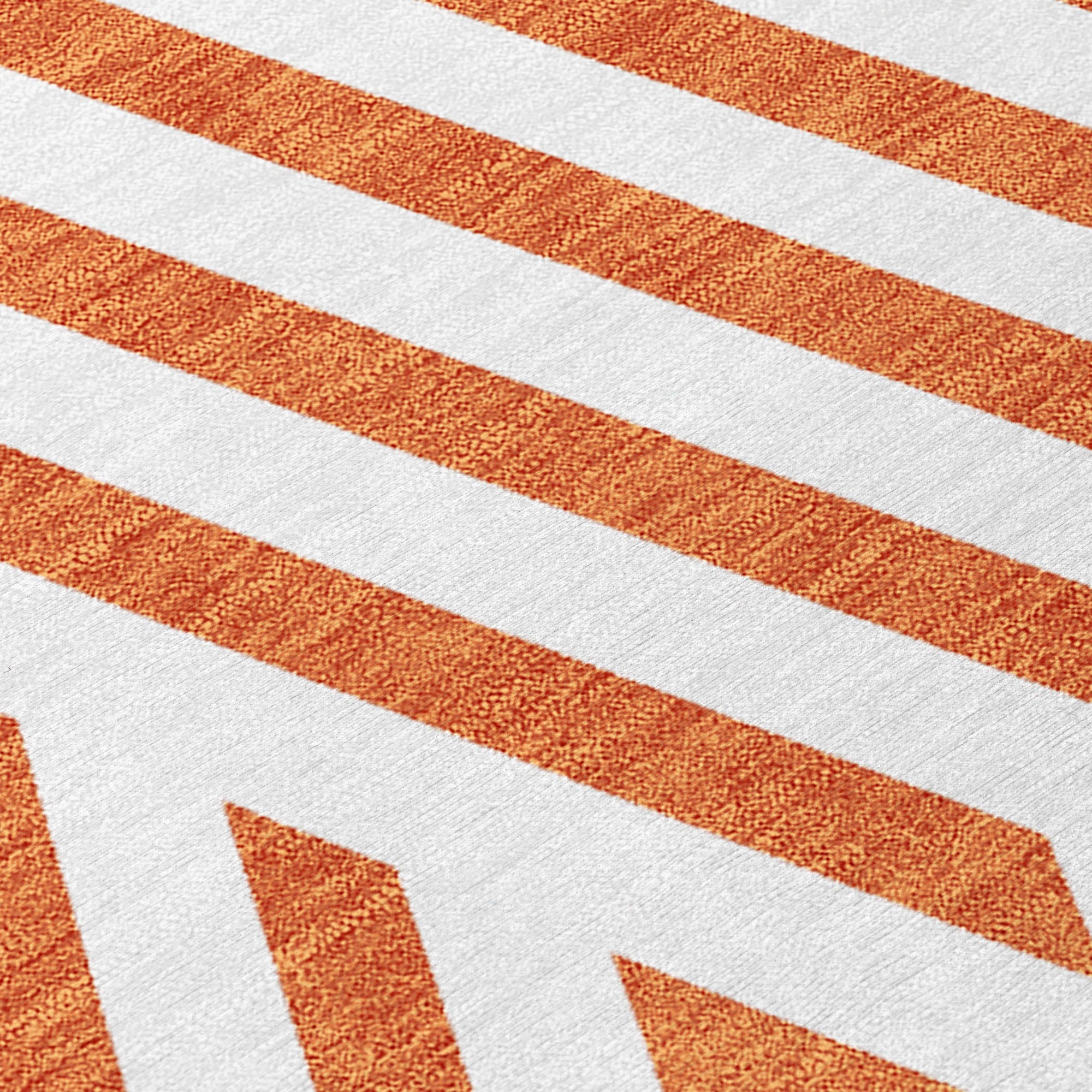 Addison Rugs Geometric Orange Washable Indoor-Outdoor Rug