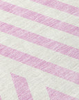 Addison Rugs Geometric Pink Washable Indoor-Outdoor Rug