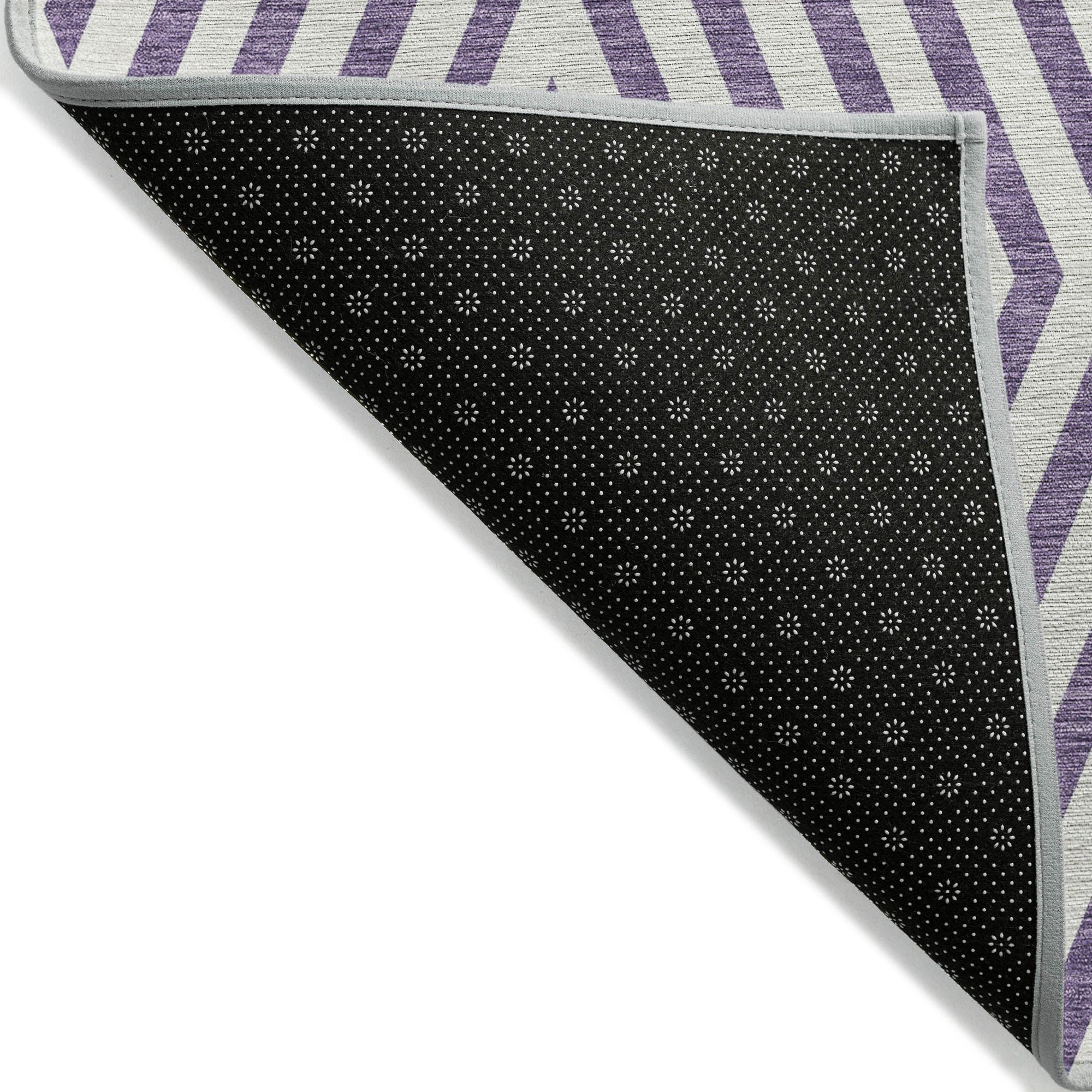Addison Rugs Geometric Purple Washable Indoor-Outdoor Rug