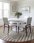 Addison Rugs Geometric Taupe Washable Indoor-Outdoor Rug