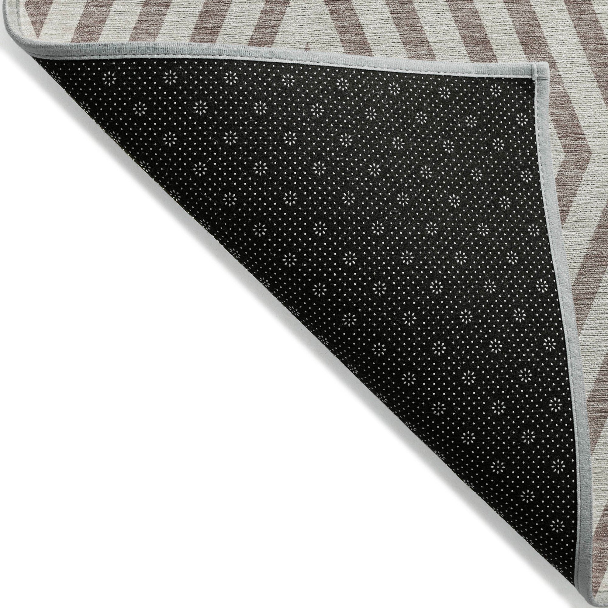 Addison Rugs Geometric Taupe Washable Indoor-Outdoor Rug