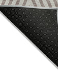 Addison Rugs Geometric Taupe Washable Indoor-Outdoor Rug