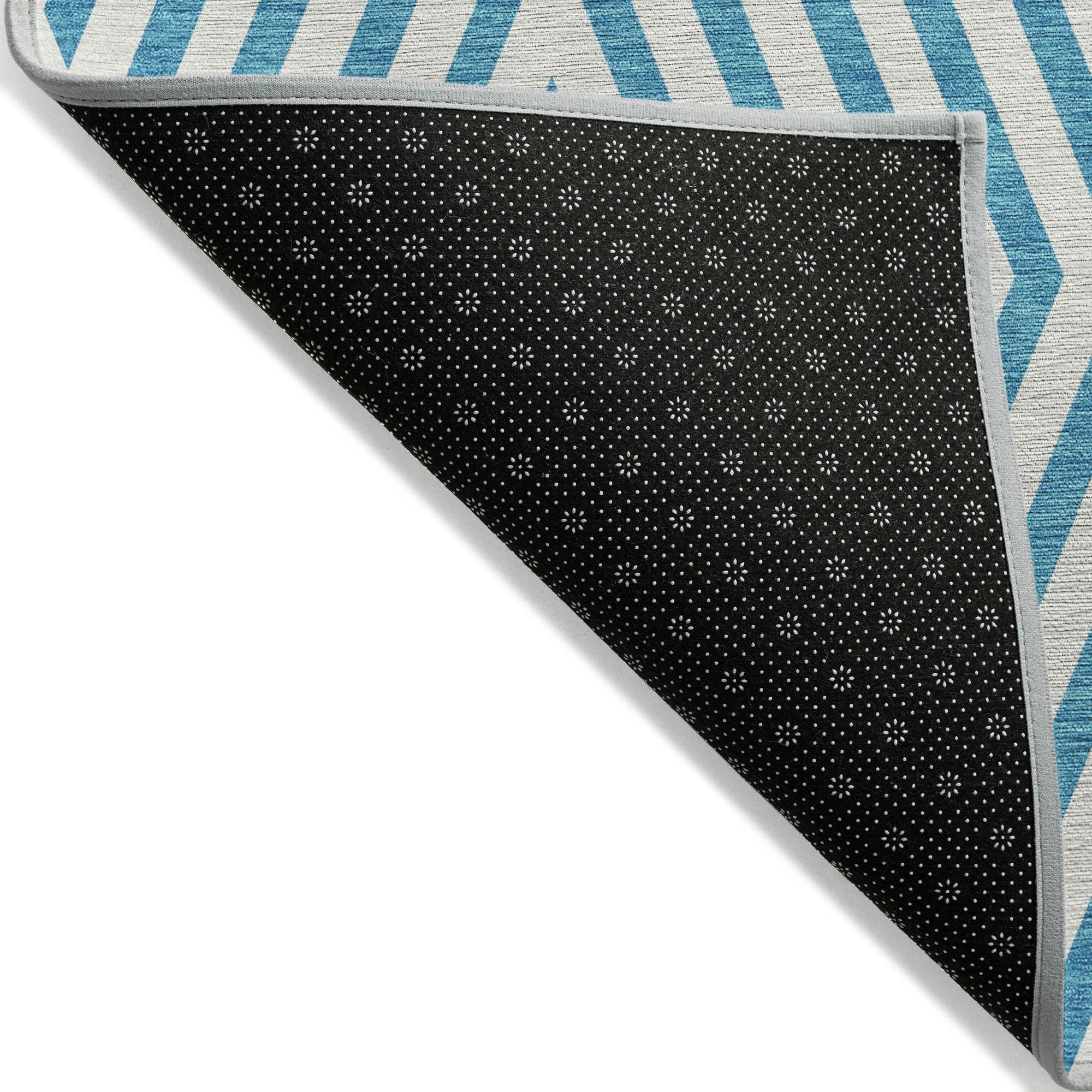 Addison Rugs Geometric Teal Washable Indoor-Outdoor Rug