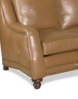 Goldberg 3 Seater Leather Couch Benchmade the USA -- view 3