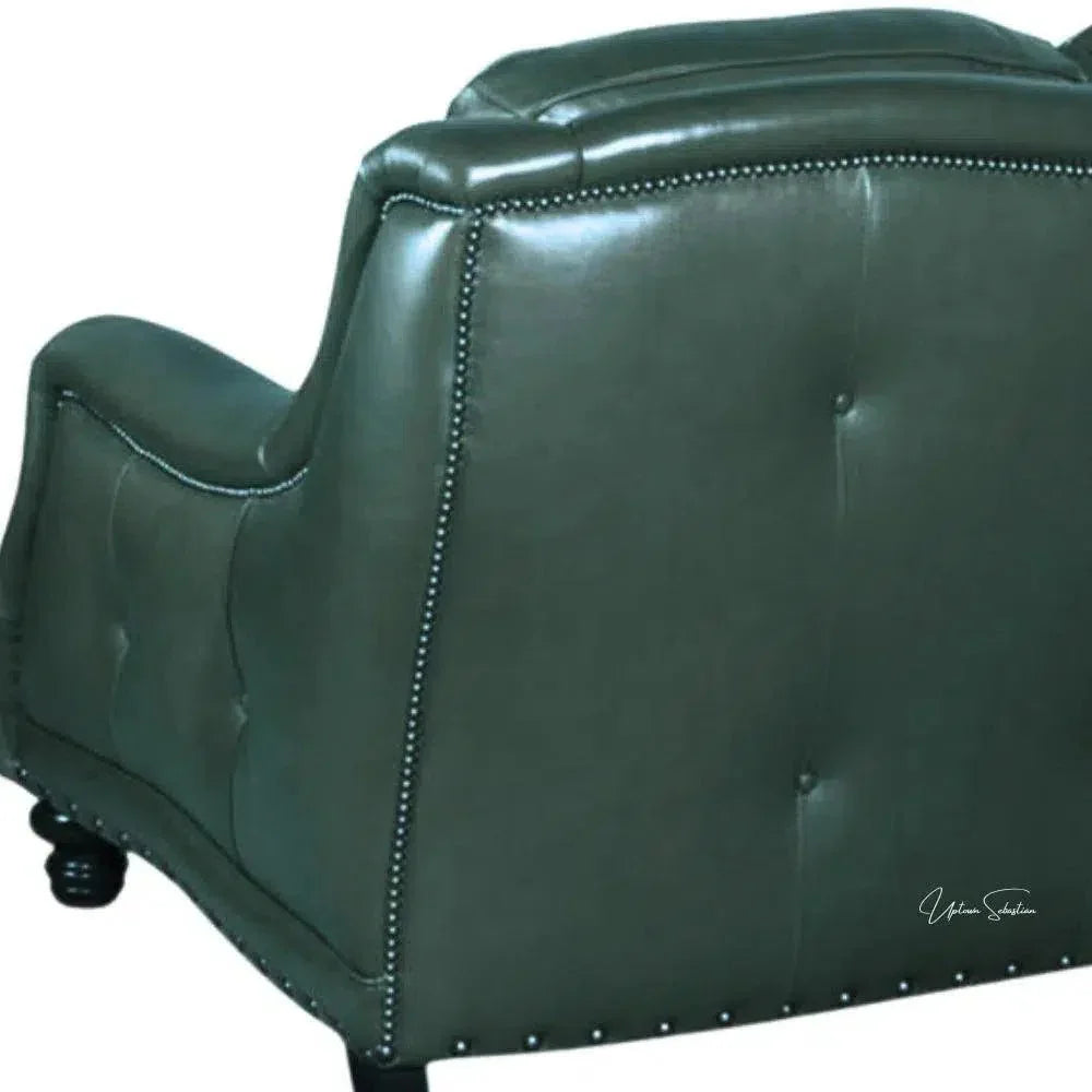 Goldberg 3 Seater Leather Couch Benchmade the USA -- view 9