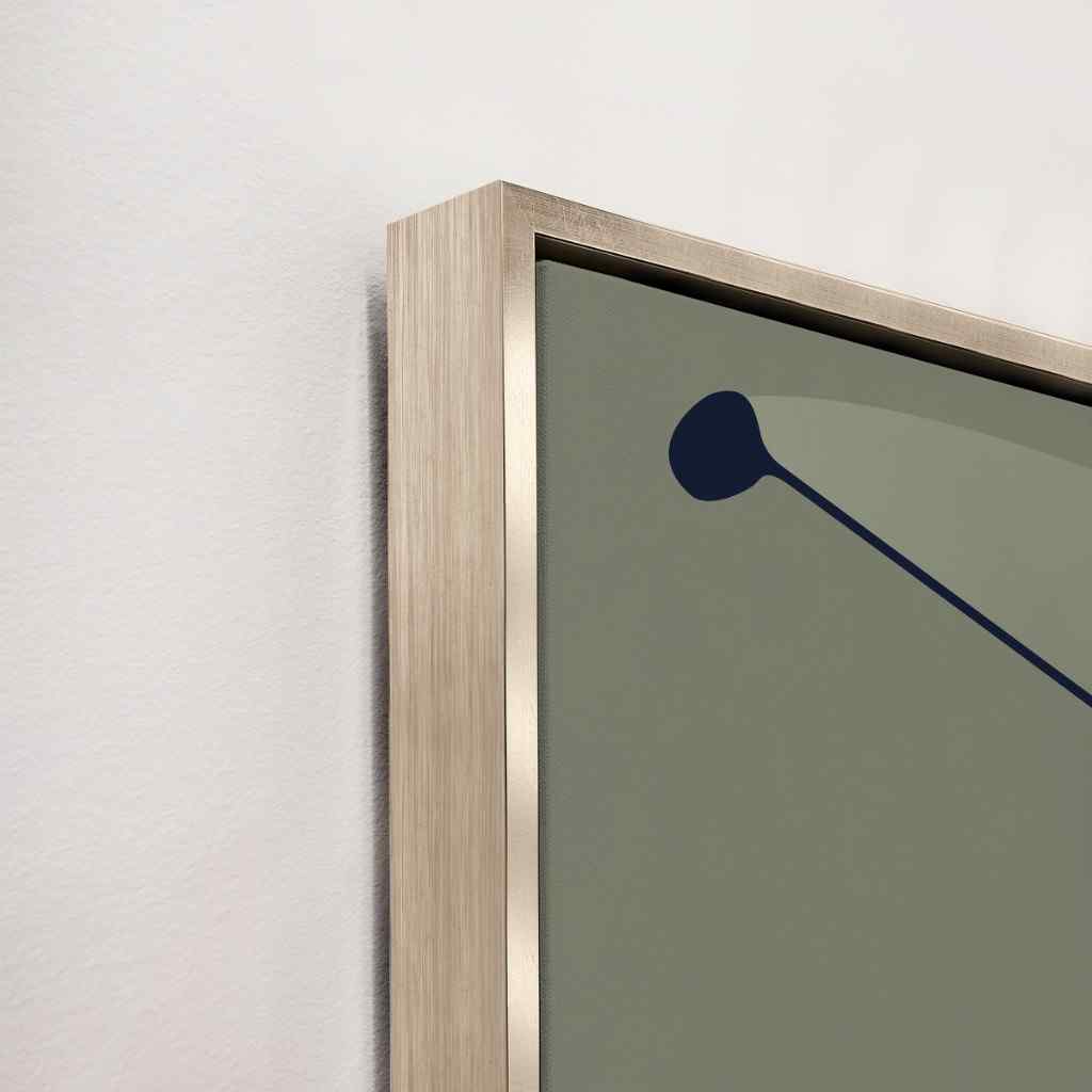 Leftbank Art Golfer Hand Crafted Canvas Art