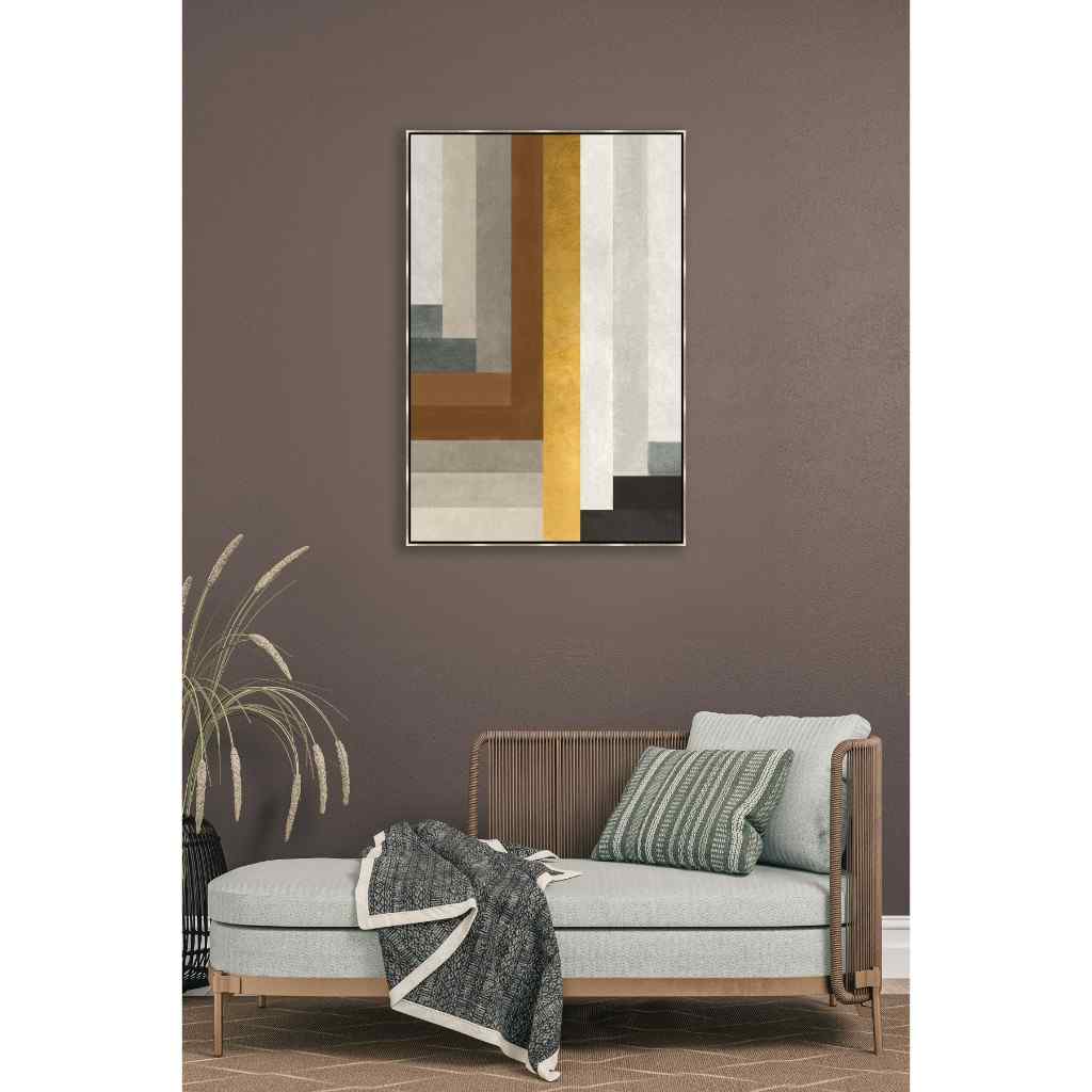Leftbank Art Green River Hand Crafted Canvas Art