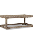 Havana Resin Wicker Outdoor Coffee Table-Outdoor Coffee Tables-Sunset West-LOOMLAN