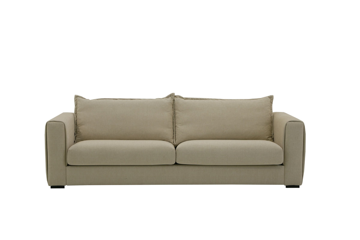 LOOMLAN Custom Upholstery Hedy Low-Profile Deep Seat Fabric Loveseat