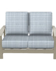Telescope Leeward Deep Seat Outdoor Loveseat with Independent Hidden Motion