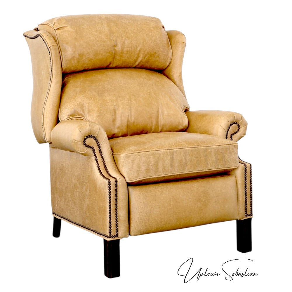 Uptown Sebastian Haven Leather Power Push Button Recliner