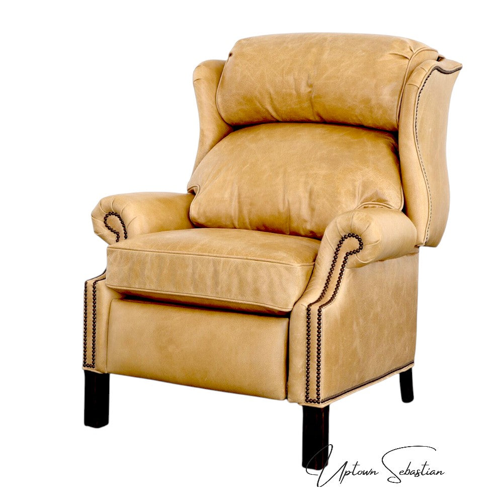 Uptown Sebastian Haven Leather Power Push Button Recliner