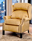 Haven Leather Power Push Button Recliner