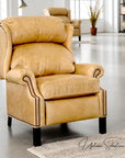 Haven Leather Power Push Button Recliner