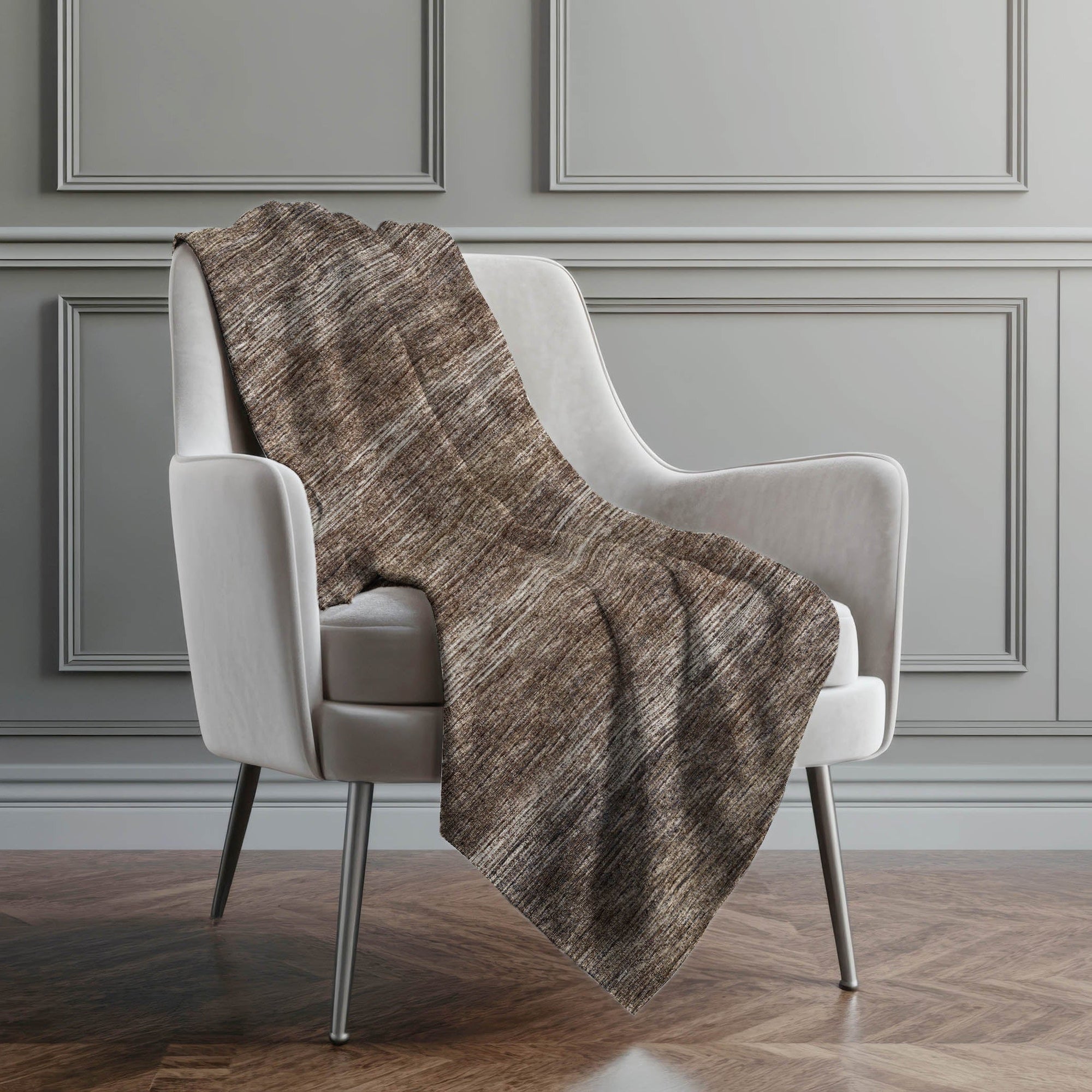Addison Rugs Horizontal Bars 50" x 70" Throw Blanket